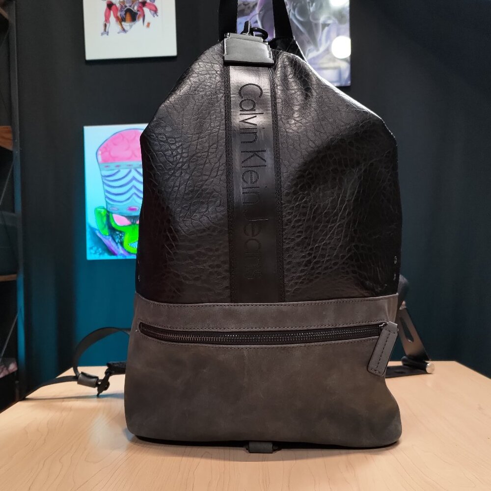 Calvin Klein Leather Backpack